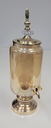 Golden Glass Drink Dispenser with Tap